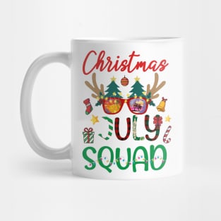 Christmas In July Squad Sunglasses Summer Beach Funny Gift For Boys Girls Kids Mug